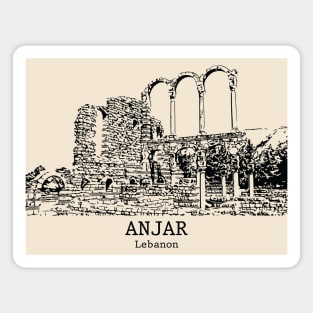 Anjar - Lebanon Magnet